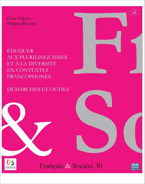 Couverture ebook de Eduquer aux plurilinguismes et à la diversité en contextes francophones, de Philippe Blanchet, Claire Velpuos