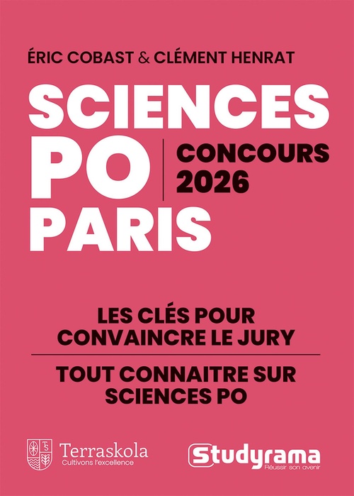 Couverture ebook de Sciences Po Paris - Concours 2026, de Eric Cobast