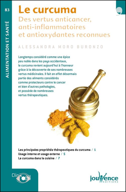Couverture ebook de Le curcuma, de Alessandra Moro Buronzo