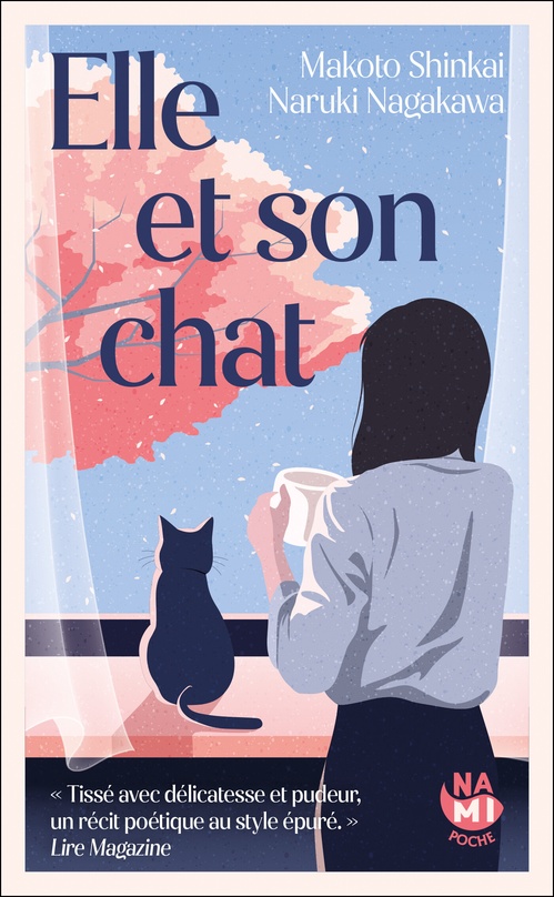 Couverture ebook de Elle et son chat, de Makoto Shinkai, Naruki Nagakawa