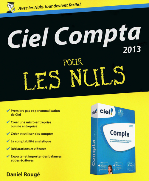 Couverture ebook de Ciel compta pour les nuls, de Daniel Rougé