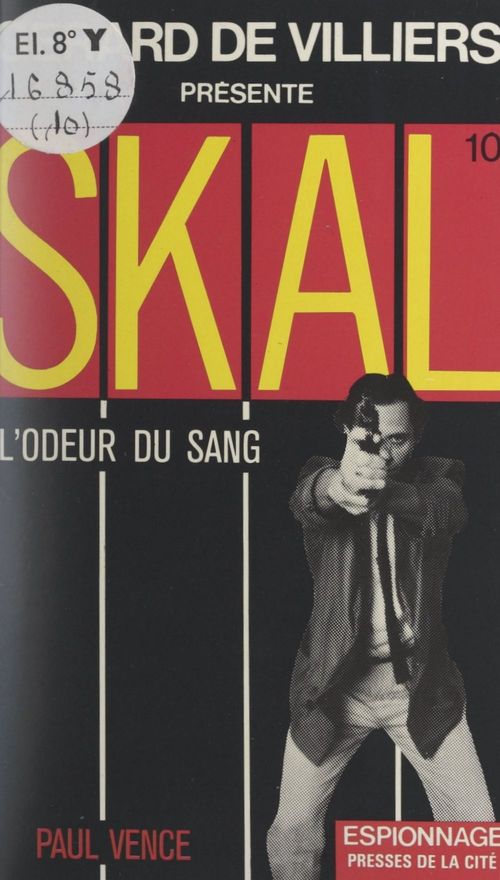 Couverture ebook de L'odeur du sang, de Paul Vence