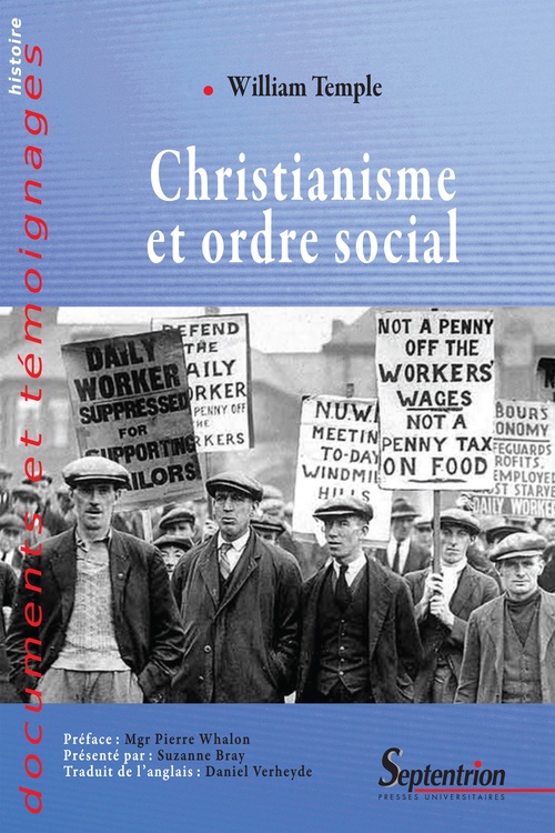 Couverture ebook de Christianisme et ordre social, de Temple William