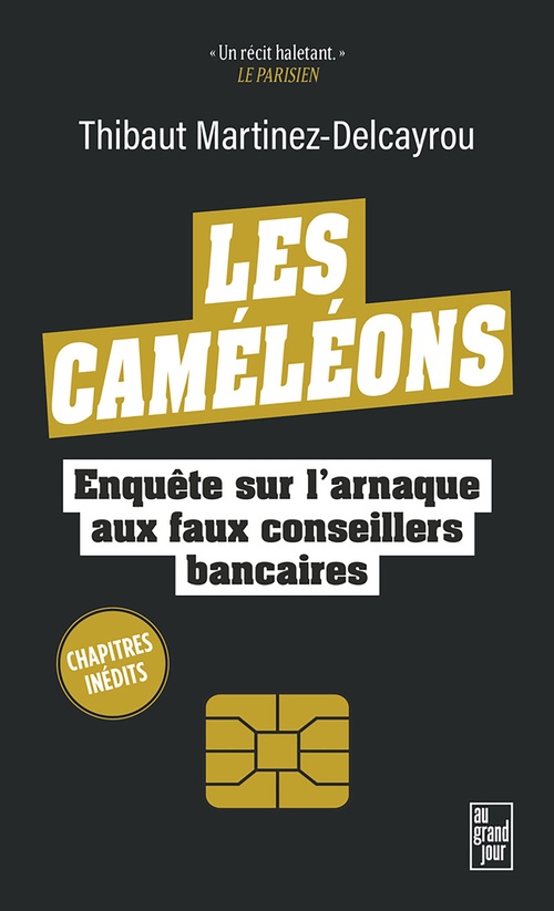 ebook cover of Les Caméléons. Enquête sur l'arnaque aux faux conseillers bancaires, by Thibaut Martinez-Delcayrou