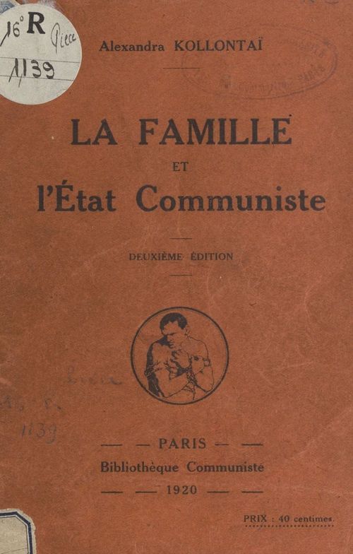 ebook cover of La famille et l'État communiste, by Alexandra Kollontai