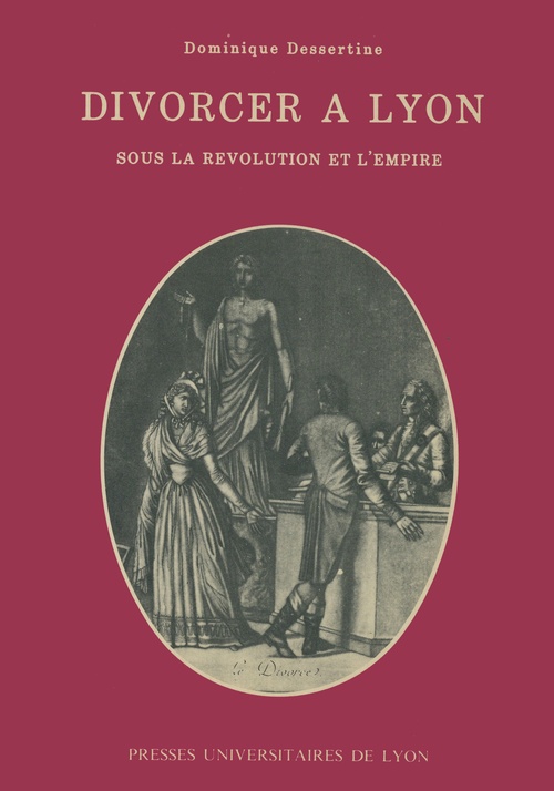 ebook cover of Divorcer à Lyon, by Dominique Dessertine