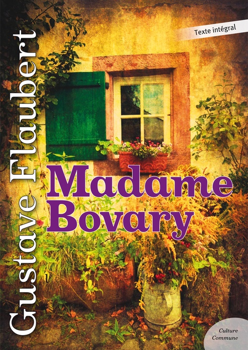 ebook cover of Madame Bovary, by Gustave Flaubert