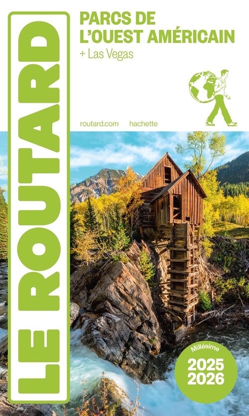 Couverture ebook de Guide du Routard Parcs de l'Ouest américain 2025/26, de Collectif