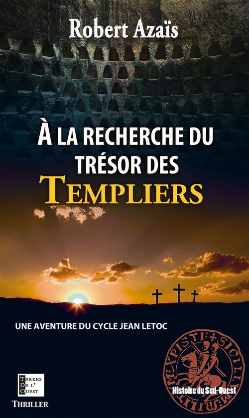 Couverture ebook de À la recherche du trésor des templiers, de Robert Azaïs