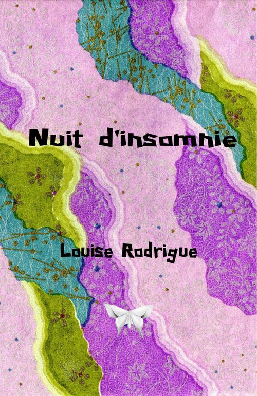 ebook cover of Nuit d'insomnie, by Louise Rodrigue