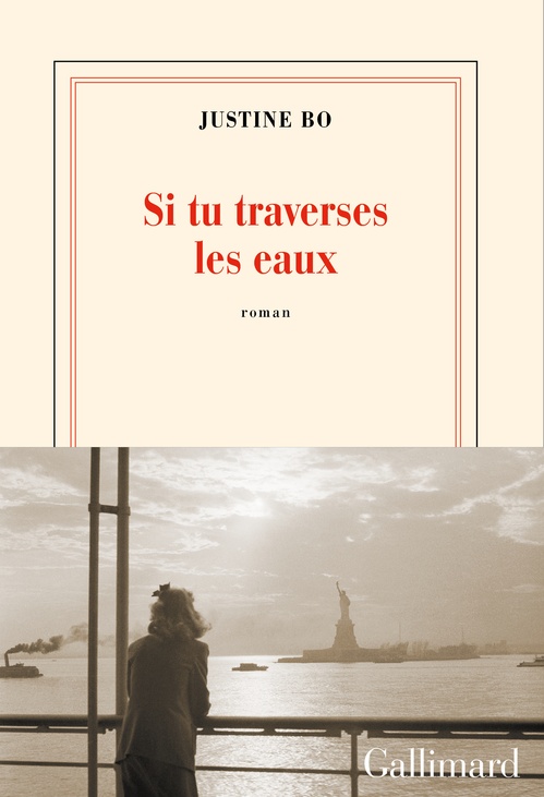 Couverture ebook de Si tu traverses les eaux, de Justine Bo