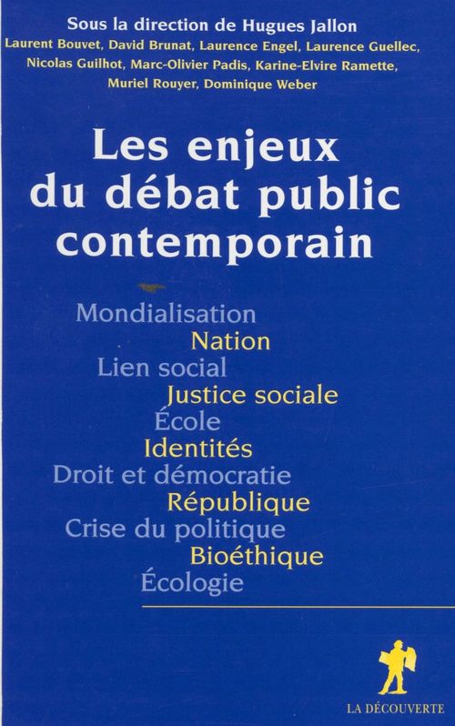 ebook cover of Les Enjeux du débat public contemporain, by Hugues Jallon