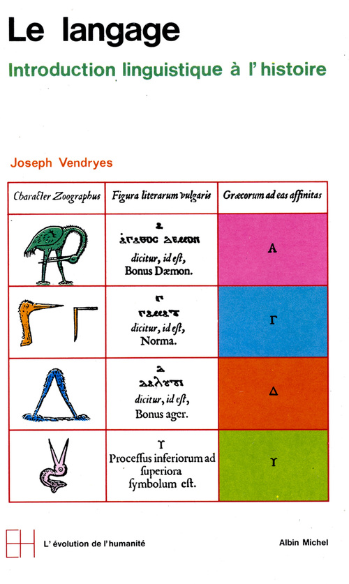 Couverture ebook de Le Langage, de Joseph Vendryes