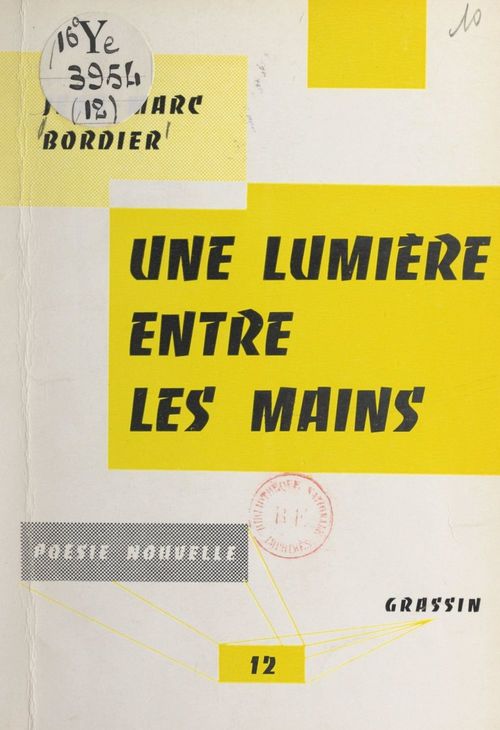 ebook cover of Une lumière entre les mains, by Jean-Marc Bordier