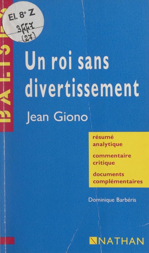 ebook cover of Un roi sans divertissement, by Dominique Barberis