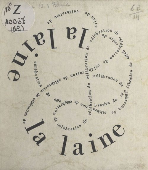 Couverture ebook de Célébration de la laine, de Jean Blanc