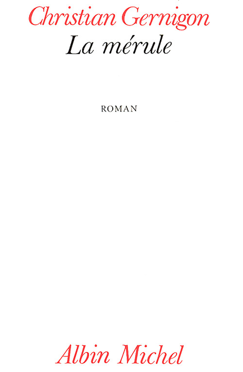 ebook cover of La Mérule, by Christian Gernigon