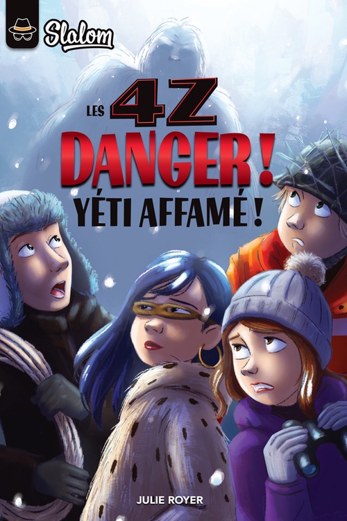 Couverture ebook de Danger! Yéti affamé!, de Julie Royer