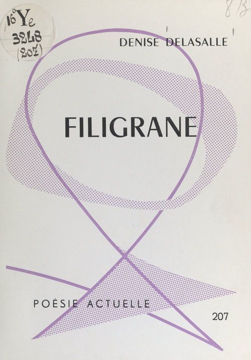 Couverture ebook de Filigrane, de Denise Delasalle