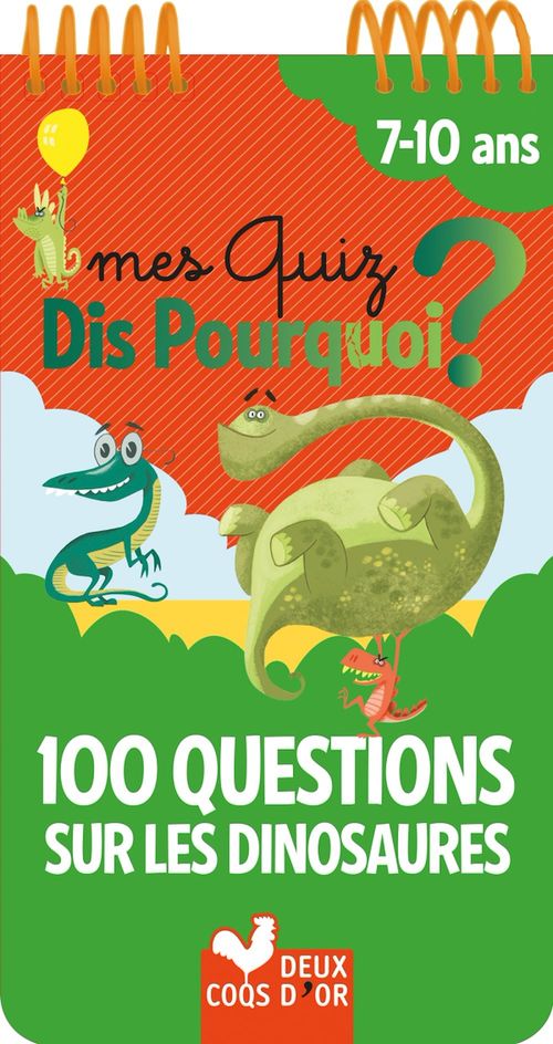ebook cover of 100 questions sur les dinosaures, by Eric Mathivet