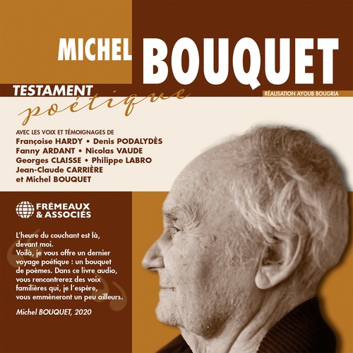 audiobook cover of Michel Bouquet. Testament poétique, by Michel Bouquet