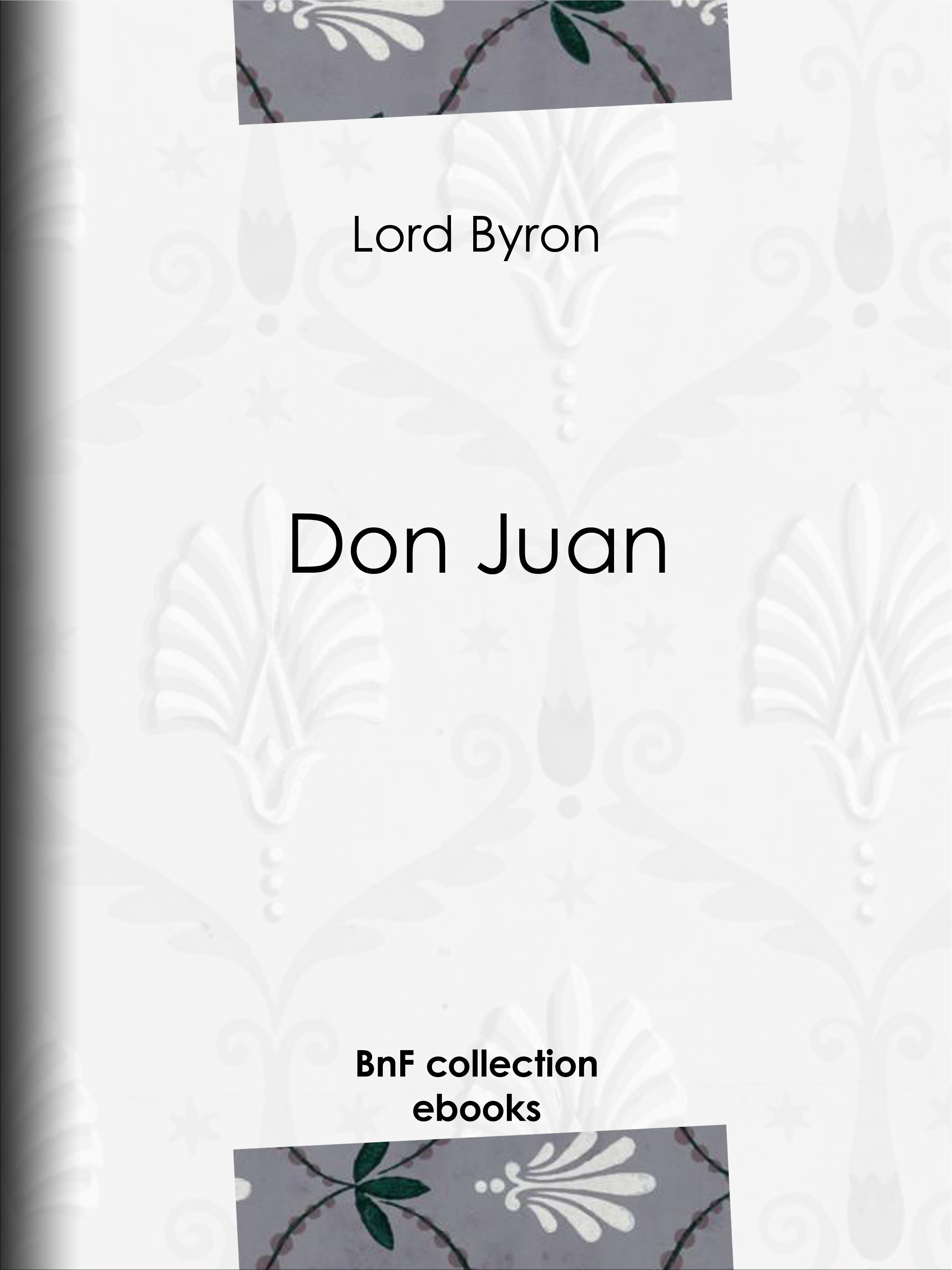 ebook cover of Don Juan, by Benjamin Laroche, Lord Byron