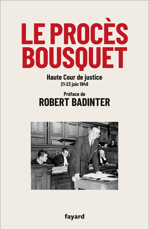 Couverture ebook de Le procès Bousquet, de Robert Badinter