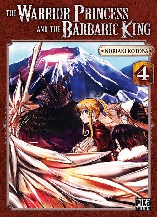 Couverture ebook de The Warrior Princess and the Barbaric King T04, de Noriaki Kotoba