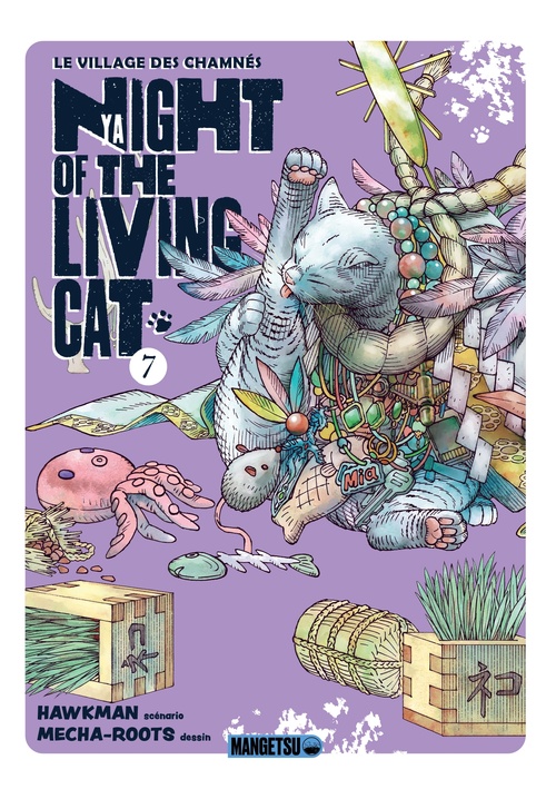 Couverture ebook de Nyaight of the Living Cat T07, de Mecha-Roots, Hawkman