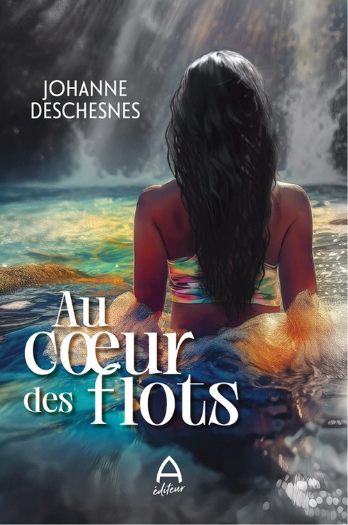 Couverture ebook de Au coeur des flots, de Johanne DesChesnes
