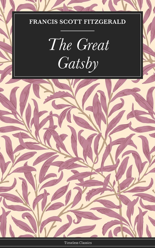 ebook cover of The Great Gatsby, by Fitzgerald Francis Scott