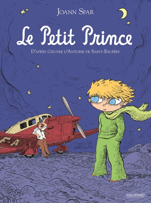 ebook cover of Le Petit Prince, by Antoine de Saint-Exupéry, Joann Sfar