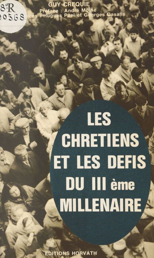 Couverture ebook de Les chrétiens et les défis du IIIe millénaire, de Guy Crequie