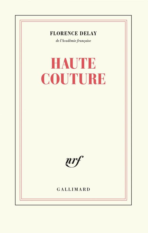 Couverture ebook de Haute couture, de Florence Delay