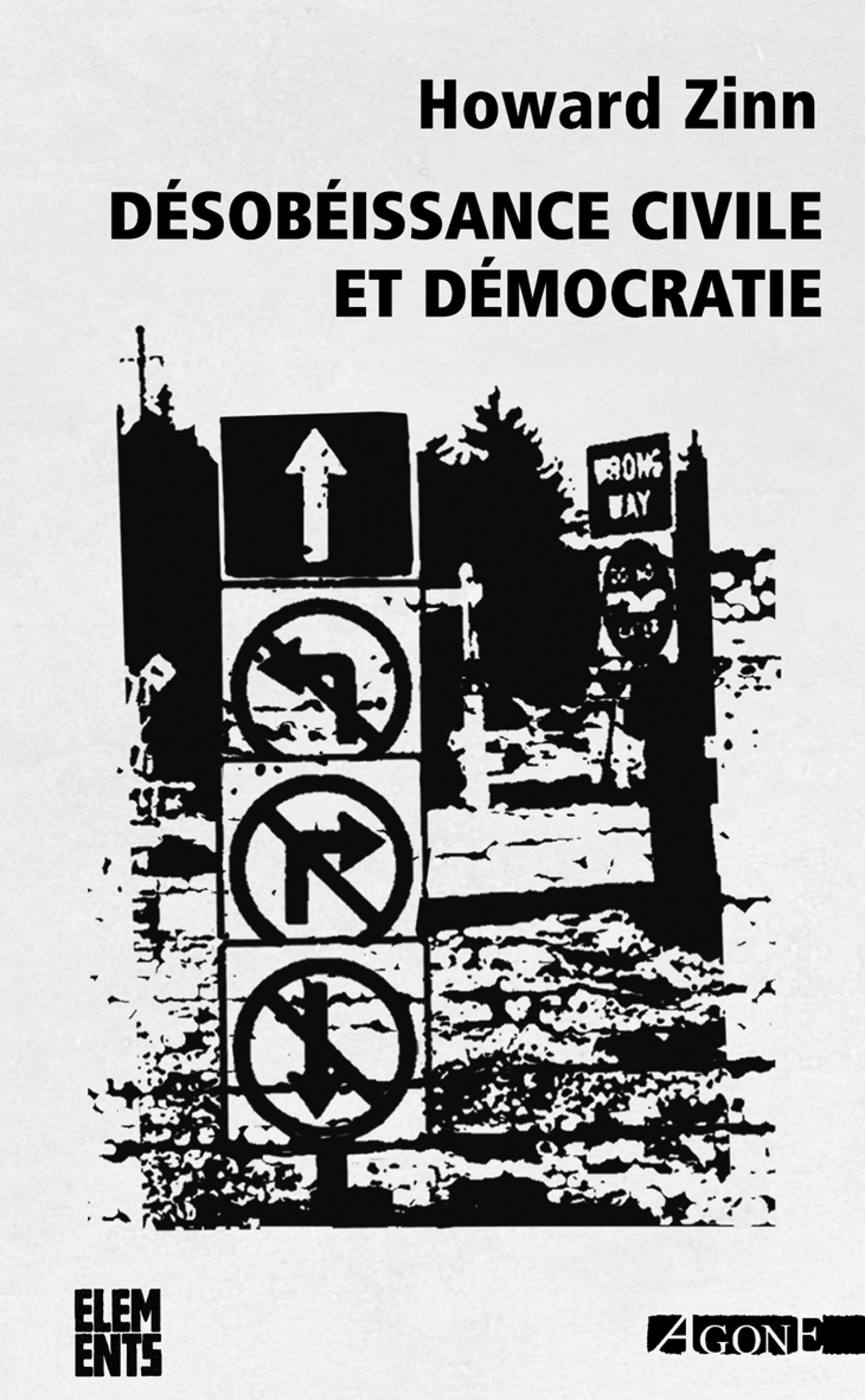ebook cover of Désobéissance civile et démocratie, by Howard Zinn