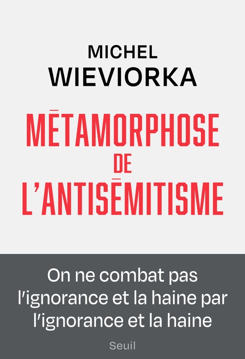 Couverture ebook de Métamorphose de l'antisémitisme, de Michel Wieviorka