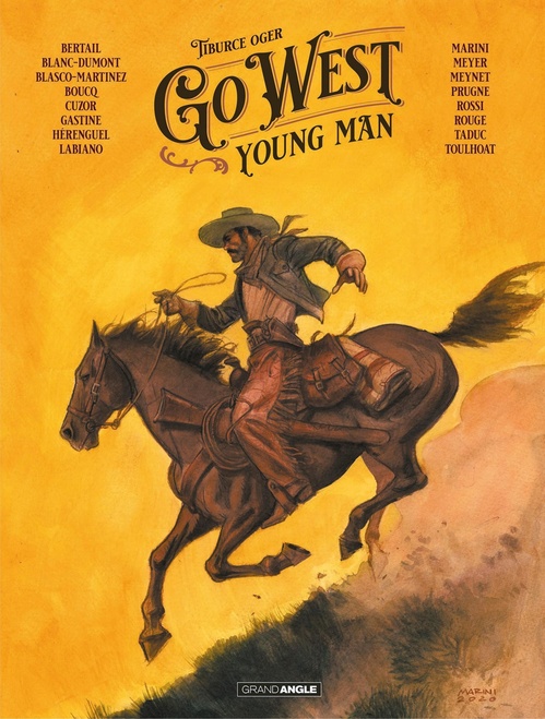 ebook cover of Go West Young Man, by Tiburce Oger, Hervé Richez