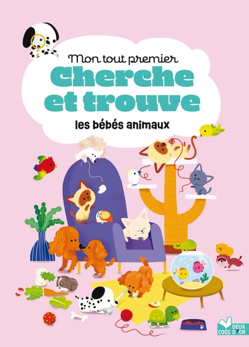 Couverture ebook de Mon tout premier cherche et trouve les bébés animaux, de Yolande Six
