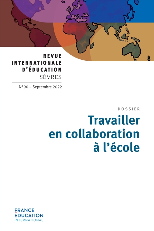 Couverture ebook de Travailler en collaboration à l'école - Revue 90, de CIEP