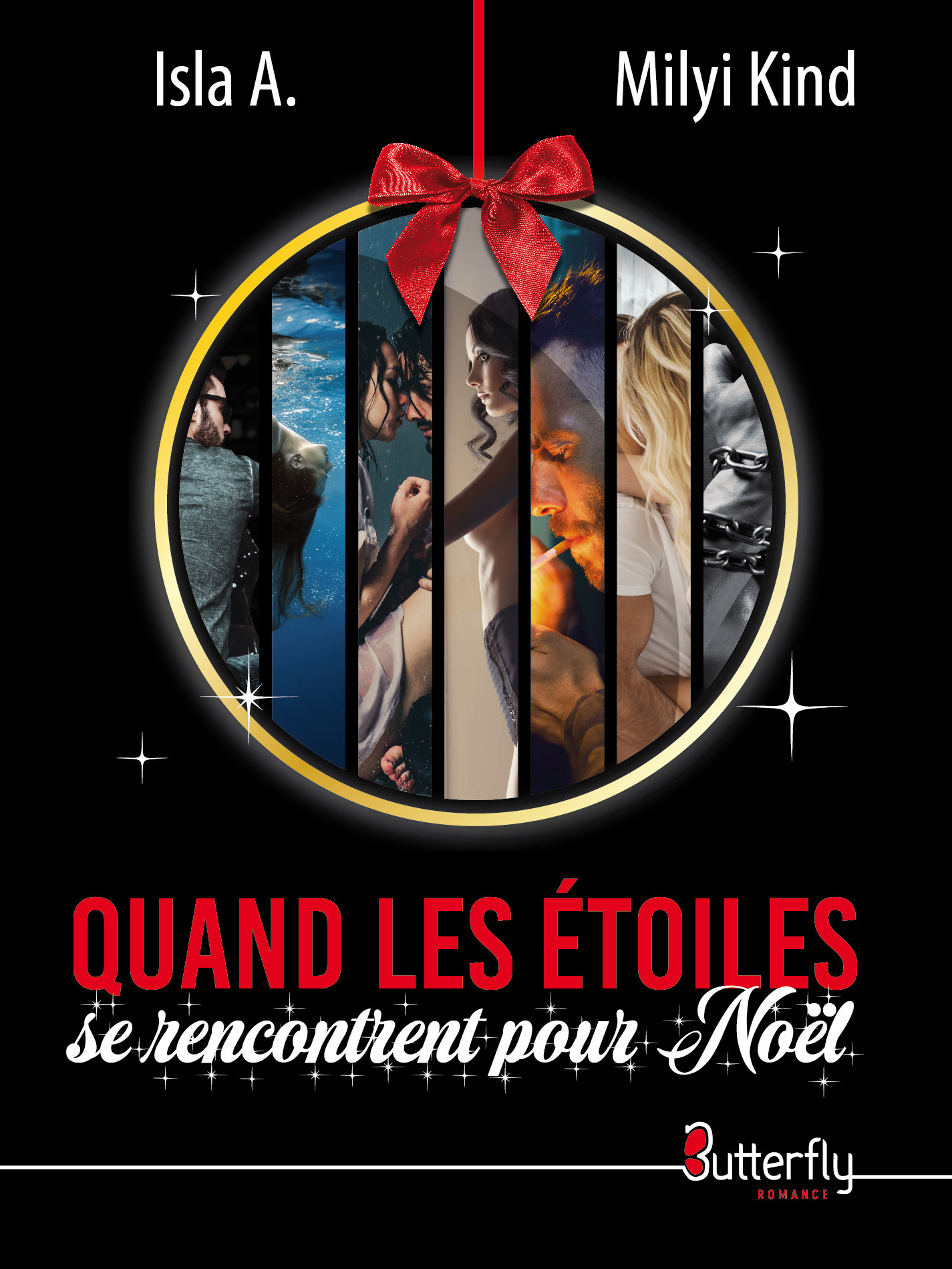 Couverture ebook de Quand les étoiles se rencontrent pour Noël, de Isla A., Milyi Kind