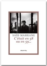 ebook cover of C'était en 58 ou 59..., by Saïd Mahrane
