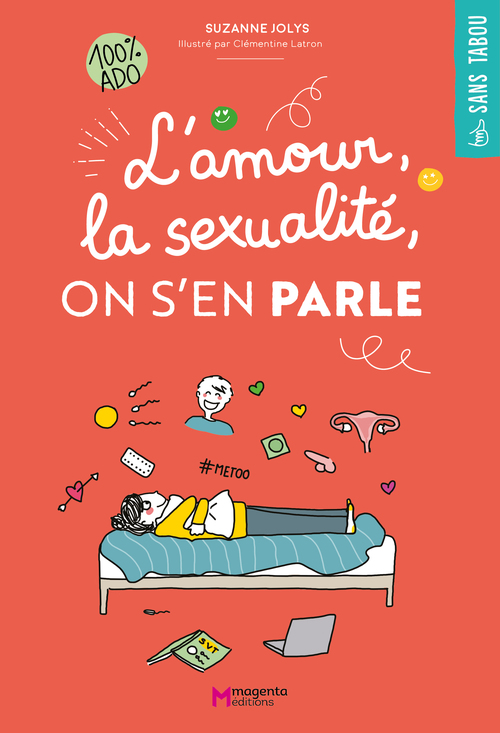 Couverture ebook de L'amour, la sexualité, on s'en parle, de Suzanne Jolys, Clémentine Latron