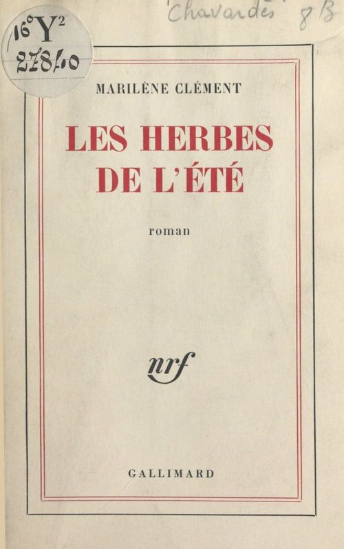 Couverture ebook de Les herbes de l'été, de Clement Marilene