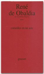 ebook cover of Comédies en un acte, by René de Obaldia