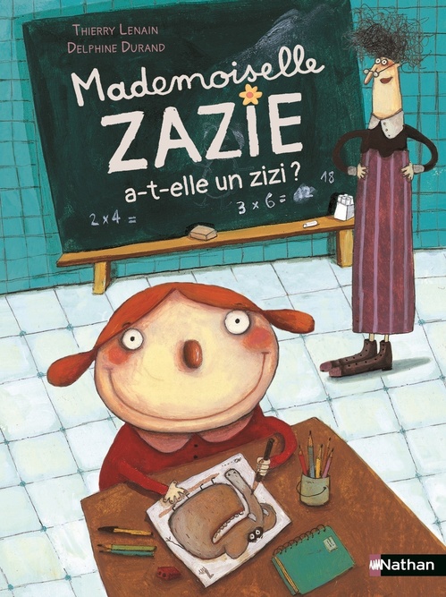 Couverture ebook de Mademoiselle Zazie a-t-elle un zizi ?, de Thierry Lenain