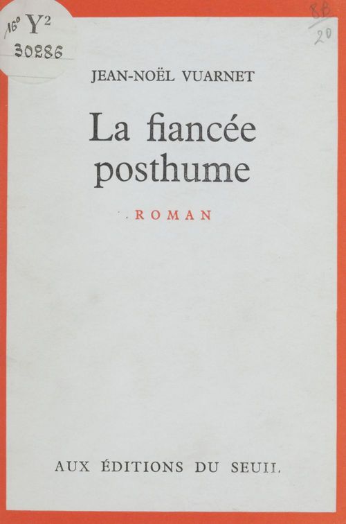 Couverture ebook de La fiancée posthume, de Jean-noël Vuarnet