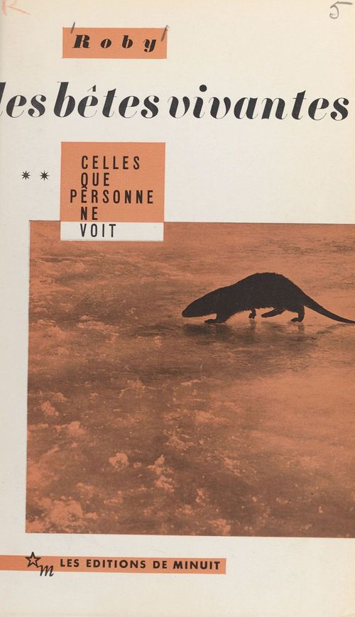 ebook cover of Les bêtes vivantes (2) : Celles que personne ne voit, by Roby