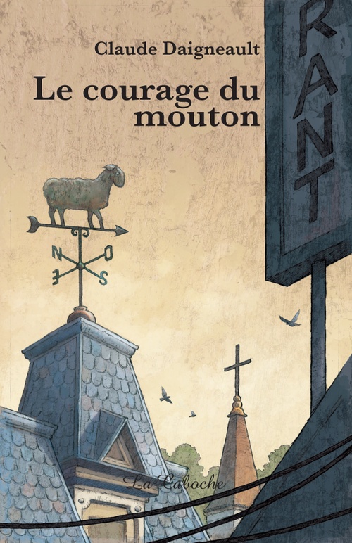 ebook cover of Le courage du mouton, by Claude Daigneault