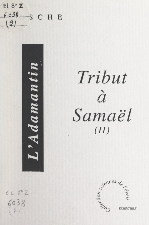 ebook cover of Tribut à Samaël (2). L'Adamantin, by Marc Bosche