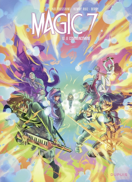 Couverture ebook de Magic 7 - Tome 10 - Le commencement, de Kid Toussaint